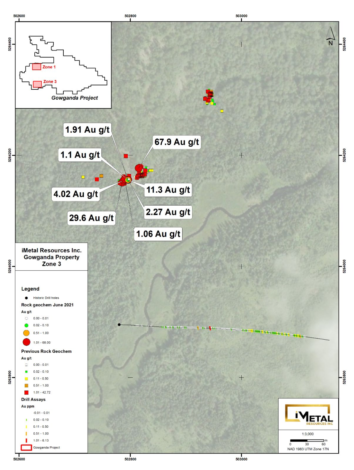 Figure1. Zone 3 Sampling