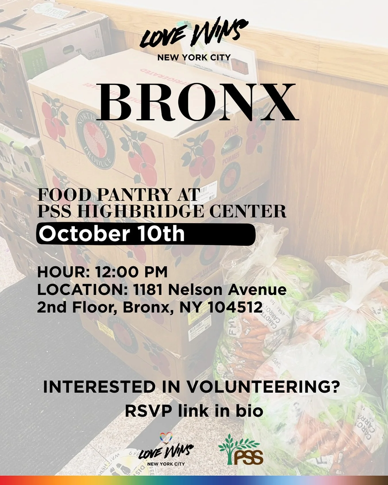 🌈 Please share our October food pantry distribution dates and locations, you never know who is facing food insecurity. 

Each distribution is an opportunity to build community and promote dignity. Join us by making a donation, sharing our work and o