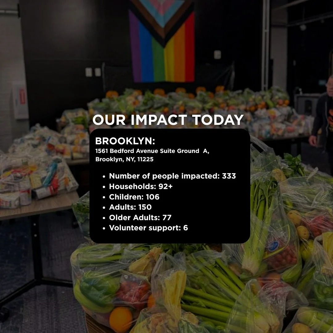 🌈Thank you to every volunteer, donor, and member of our community who made another food delivery possible, benefiting dozens of families facing food insecurity in the city.
We continue working to ensure that more people in New York have access to he