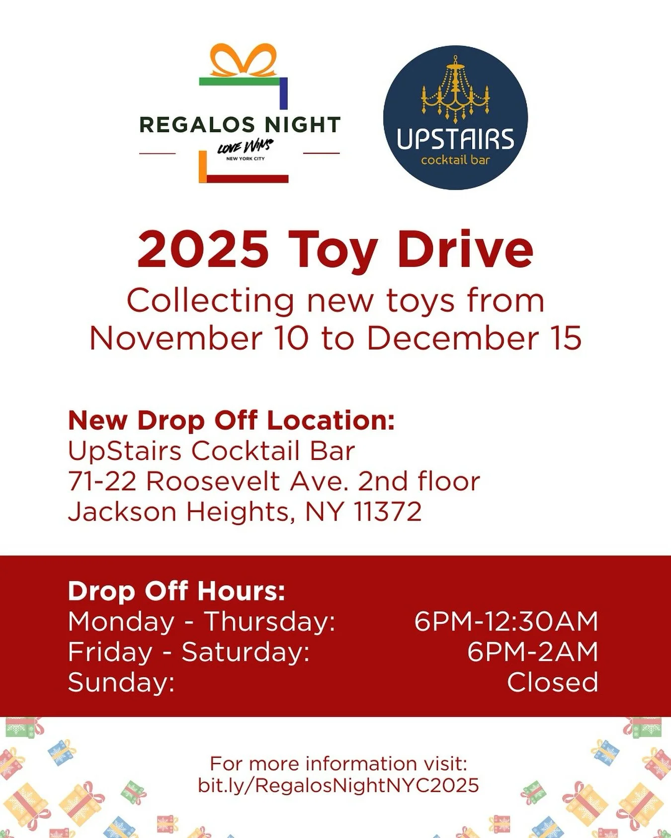 These holidays, we want to bring joy to the children in Queens, and you can make it happen.

Donate a new gift and help us bring happiness to more children. ❤️ Toys will go towards children in a shelter in Queens and children in our food pantry distr