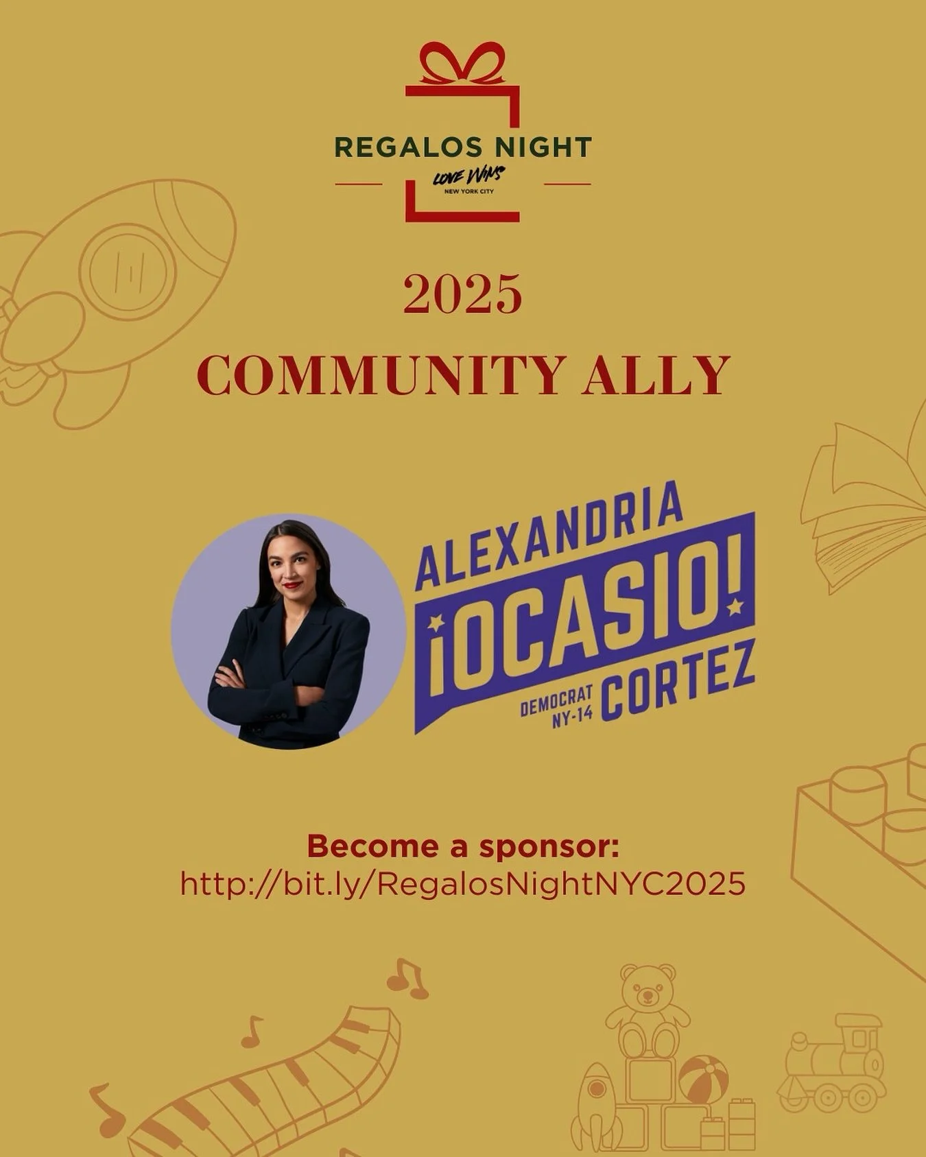 We are excited to have @repaoc as a Community Ally for Regalos Night 2025, in support of Love Wins NYC.

This support goes towards a collective commitment to food insecure New Yorkers.

#RegalosNight2025 #LoveWinsNYC
