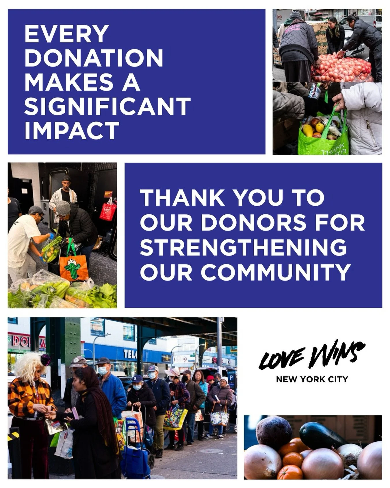 Behind our work is a donor who believes and invests our mission💌. Together we are building a better New York City 🤝❤️.