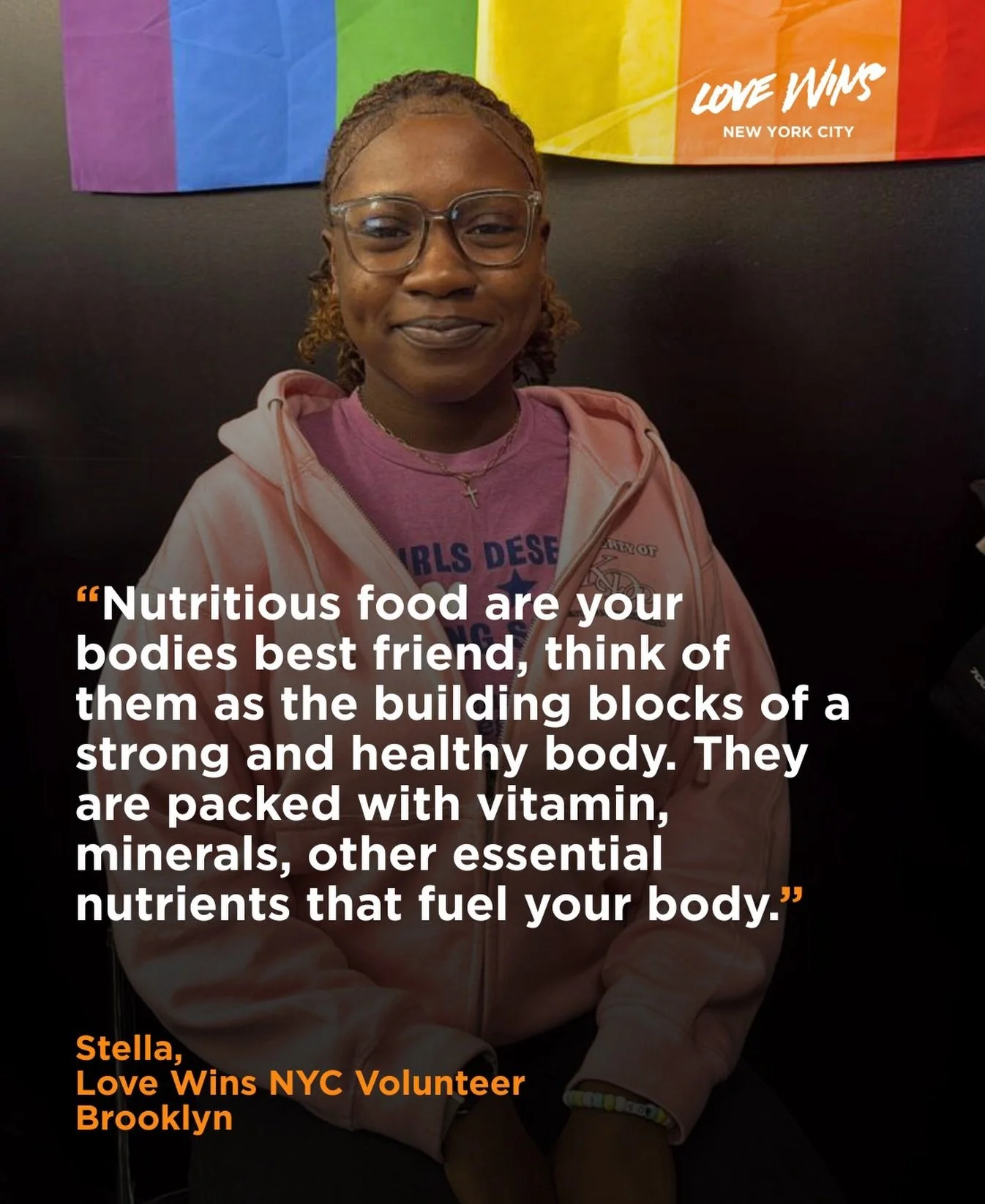 Stella knows that it is essential to have a healthy community and shares her thoughts on how nutritious foods are fundamental to maintaining a healthy body 🩵.

80% of our attendees saw health improvement due to better food access💚.