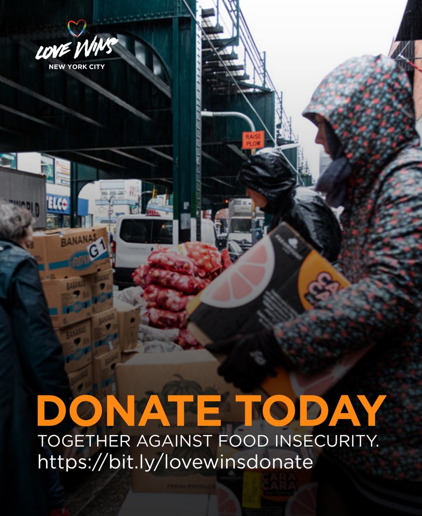 Rain or shine, we show up  consistently for our community ❤️&zwj;🔥🍅.

Become a monthly donor today and help us remain a reliable source of fresh, nutritious food for our neighbors facing food insecurity 💌💌💌✅.