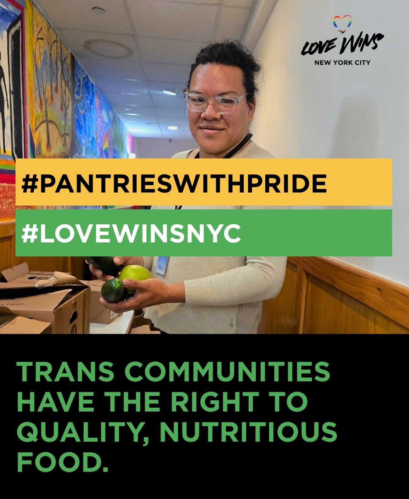 On Trans Visibility Day, we recognize and celebrate the lives and resilience of trans communities💕💞💓. Today, we acknowledge the inequities trans people continue to face, including disproportionately high rates of food insecurity. Access to quality