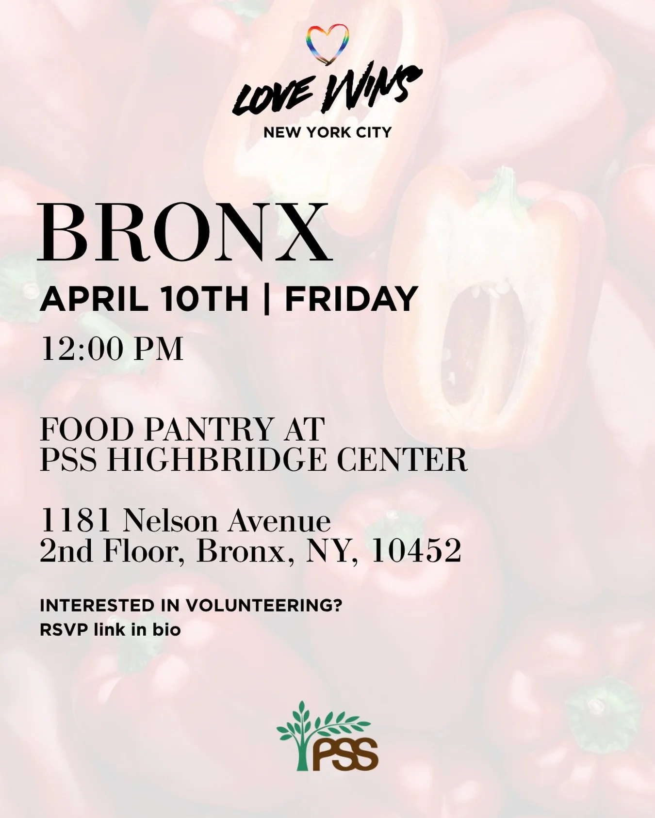 📍BRONX  The dates of our next pantry distribution are now available✅.

We invite you to join us and share widely. 

If you want to contribute your time and energy, we invite you to join as a volunteer, send us a DM or enter the link in the bio