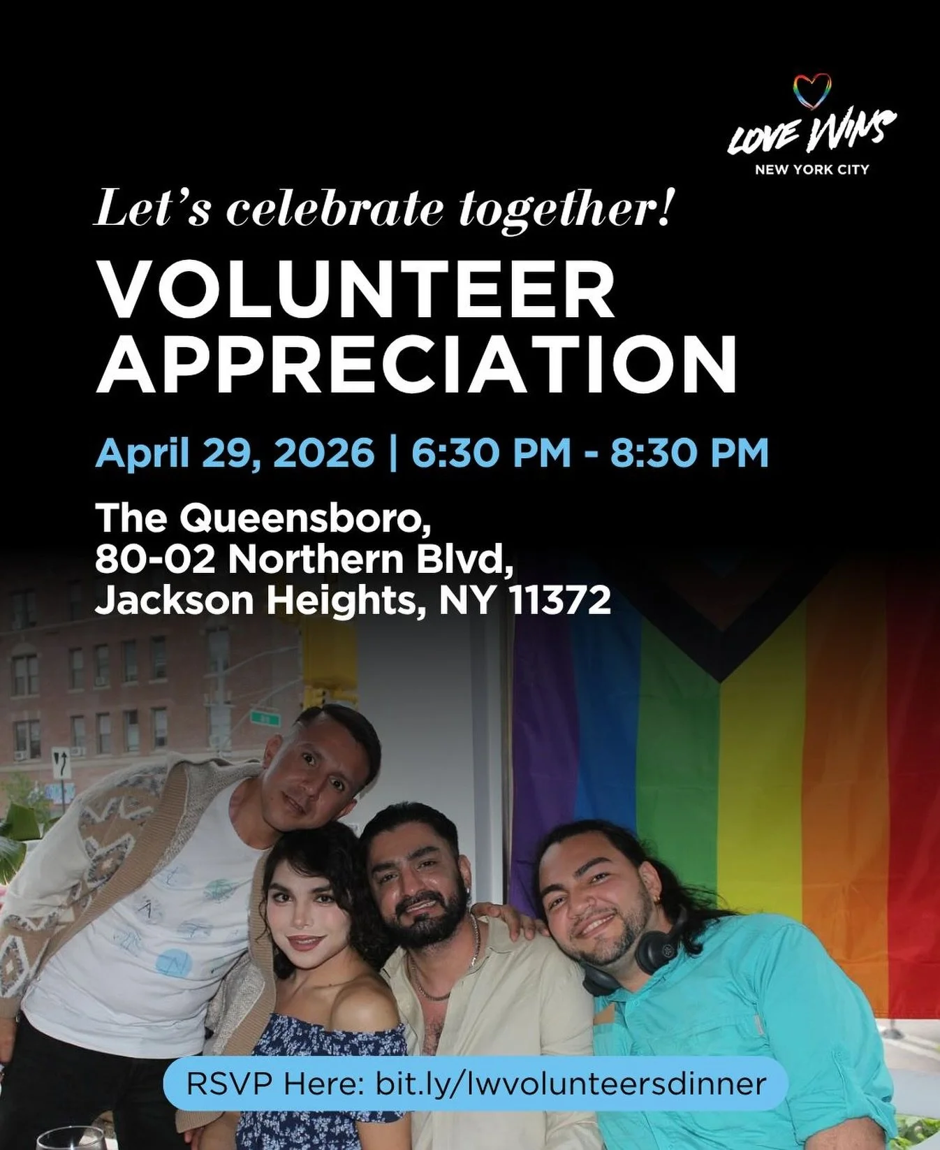 April is Volunteer Appreciation Month, and we want to celebrate you🩵.

This event is a way to say thank you for your support and commitment 🫂.

Join us for an evening of connection, celebration, and appreciation 🌚✨💟.