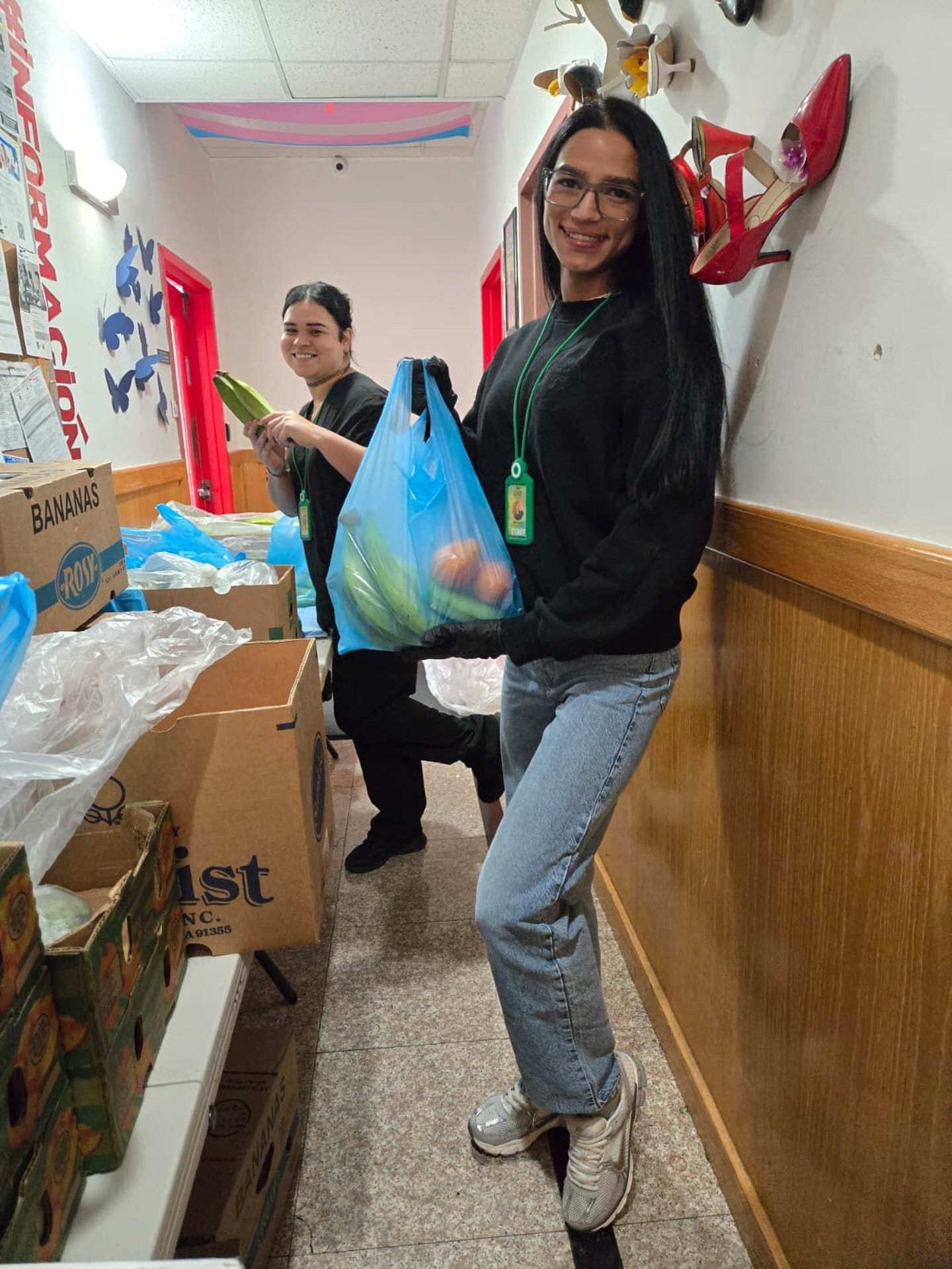 Our pantry today reinforces our commitment to reducing food insecurity within the transgender community @citgny 💚🥬✅💘