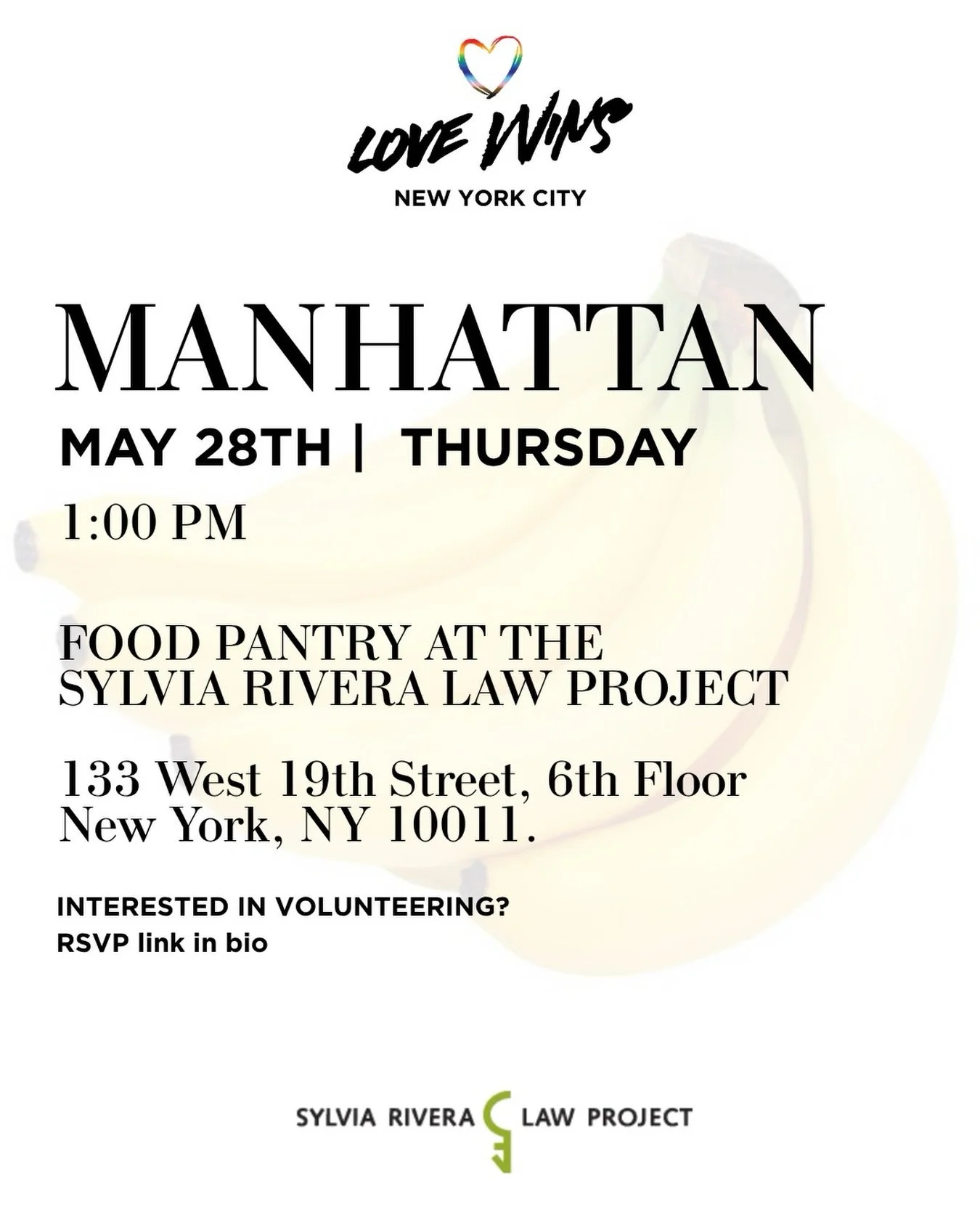 📍MANHATTAN!  Check out our May pantry distribution dates and join our volunteer team 👥🗣️.
Your support as a volunteer is key to helping us continue bringing food to our neighbors✅✅✅.
We look forward to seeing you! 👁️🫀.