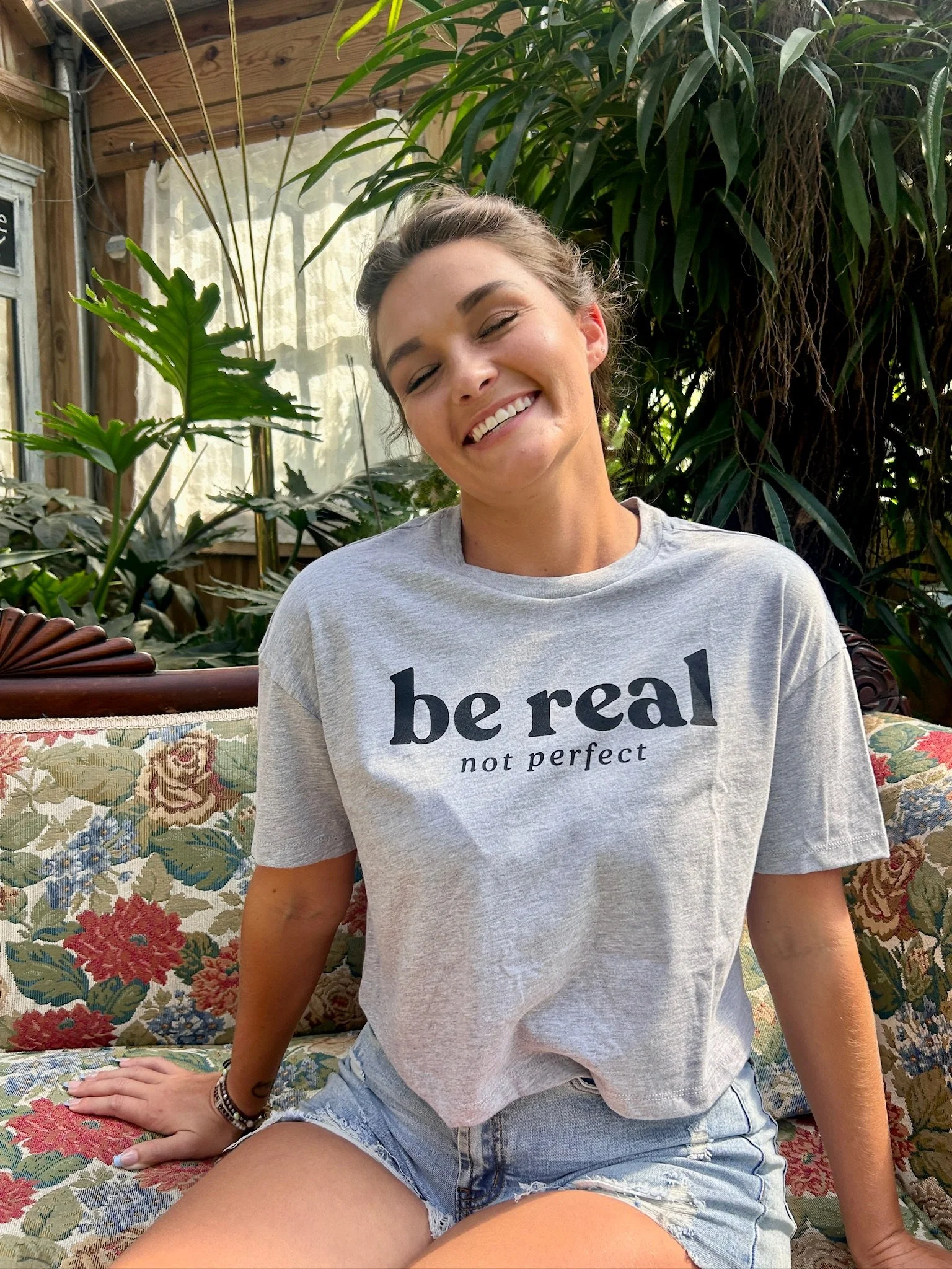 Be Real Not Perfect Tee