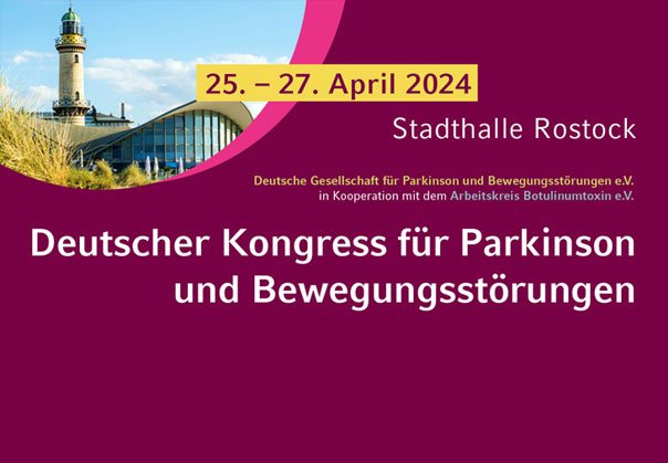 Meet us at the Deutscher Kongress für Parkinson und Bewegungsstörungen 2024