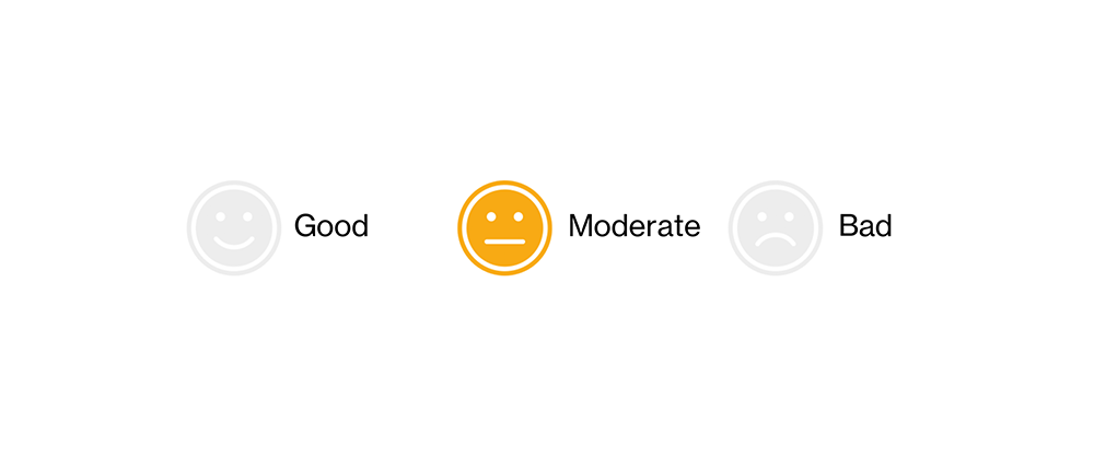 Icon visualizing the patient's overall wellbeing