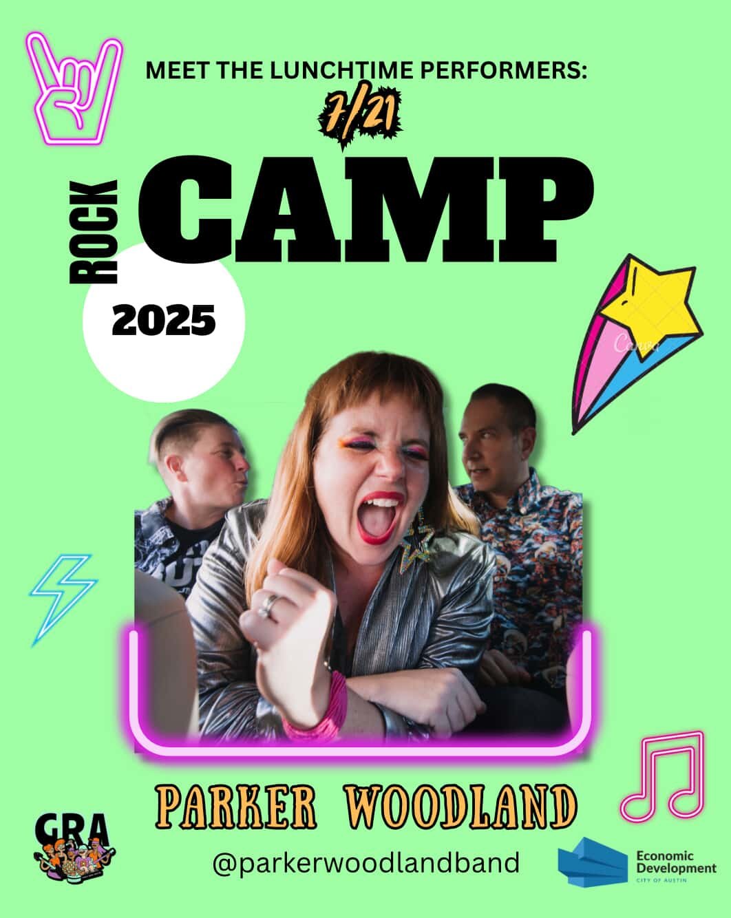 GIRLS ROCK AUSTIN - PRIVATE PERFORMANCE FOR CAMPERS
