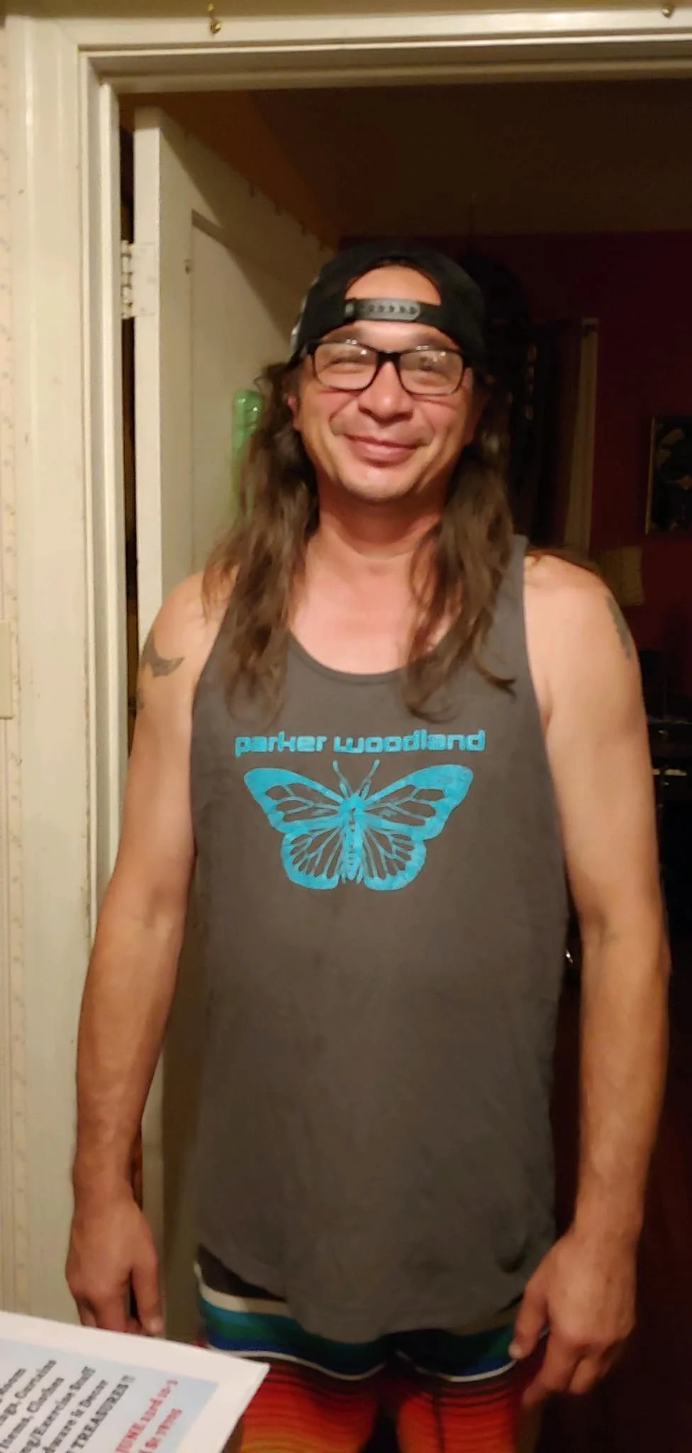 Parker Woodland butterfly shirt.jpg