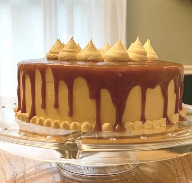 Salted Caramel and Chocolate Birthday Cake