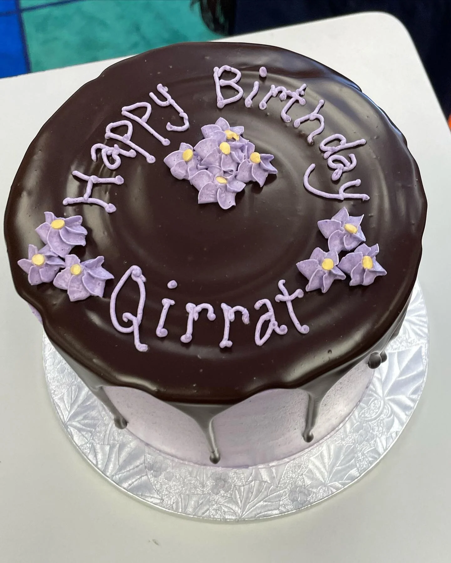 Forgot to post the February celebration cake for my class! This one was red velvet, chocolate ganache, and Italian meringue buttercream. Better late than never!