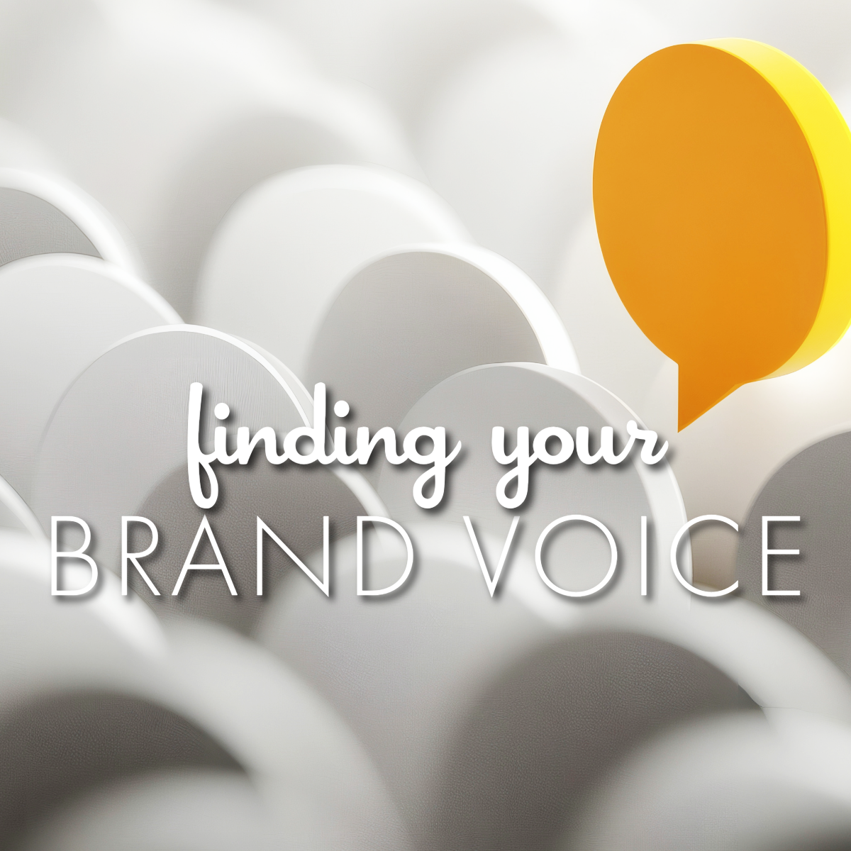 Finding Your Voice