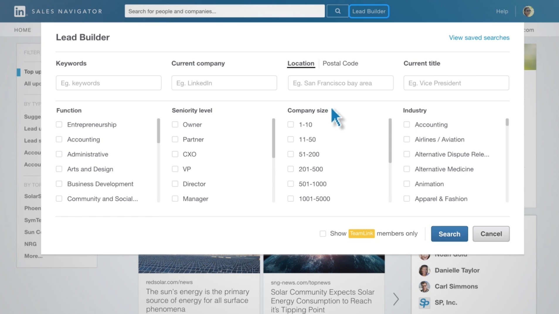 Sales Navigator Demo