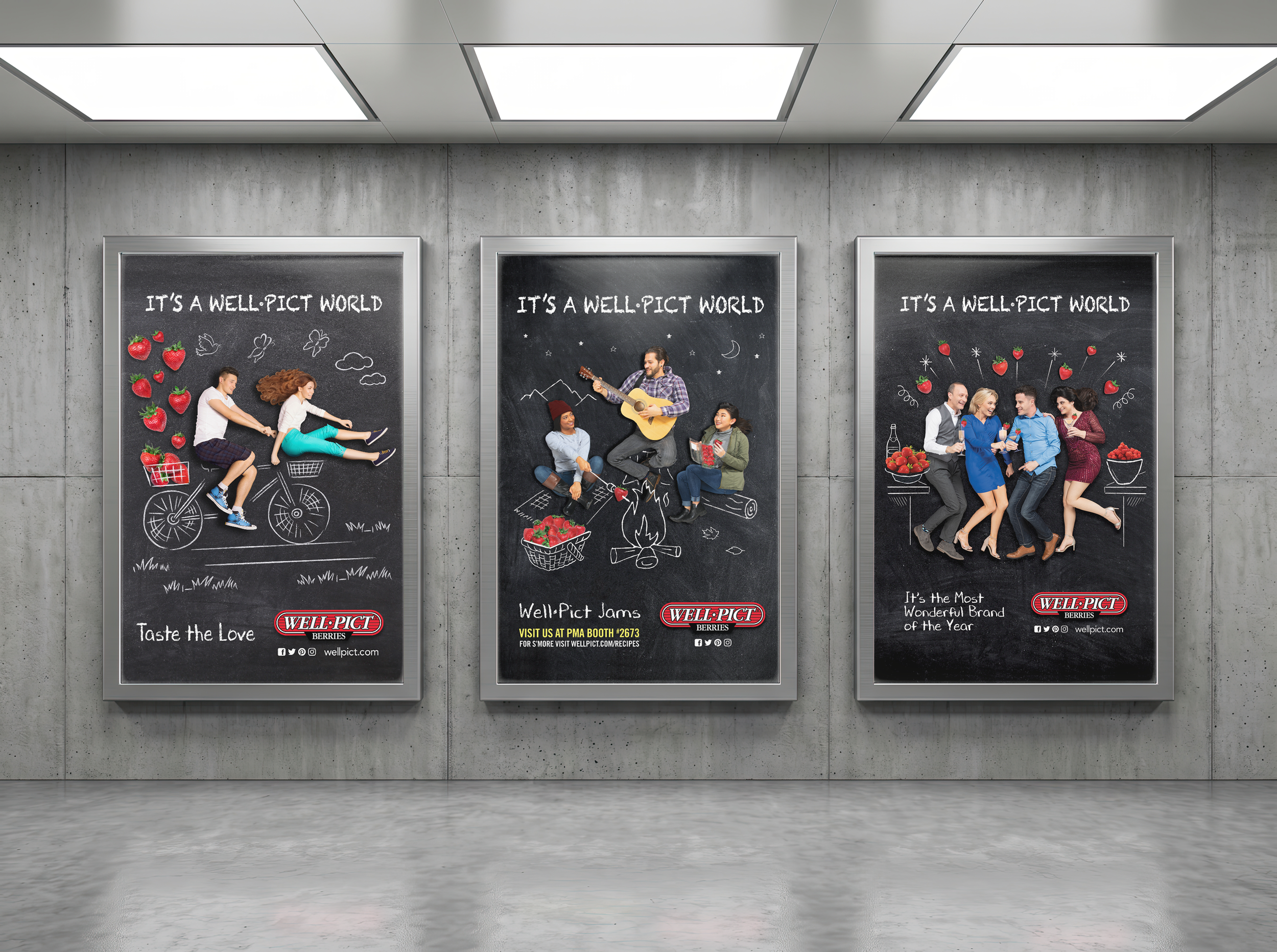 Well-Pict Berries:  "Well-Pict World" Ads