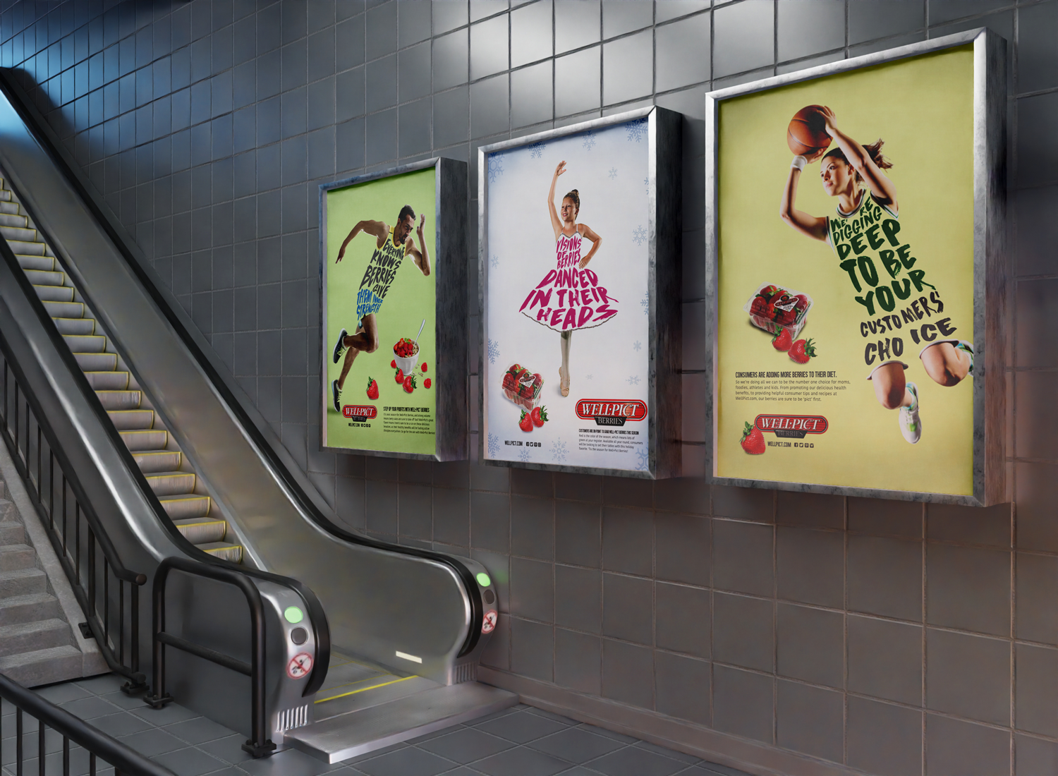 Well-Pict Berries: "Strength" Ads