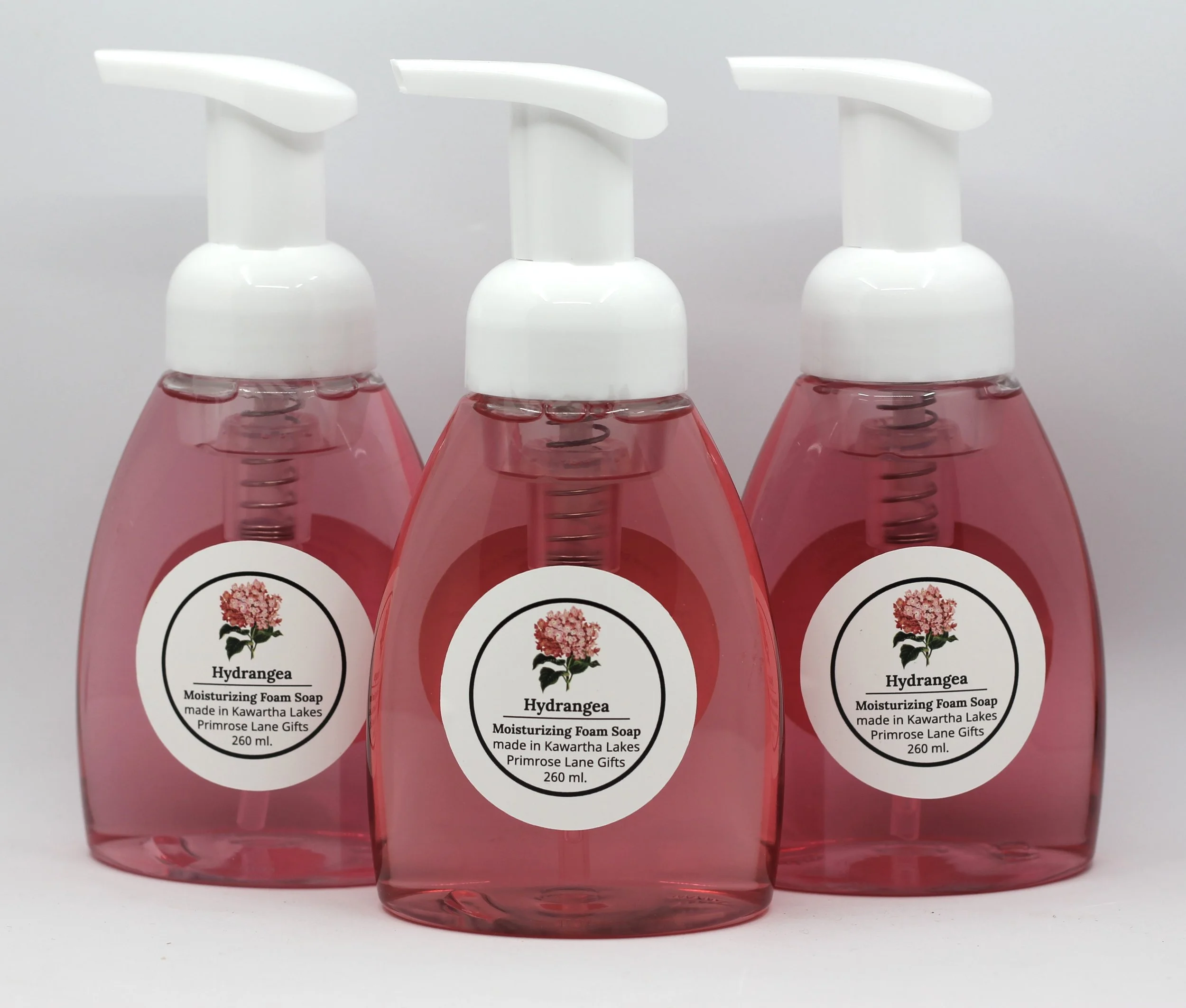 Hydrangea Foam Soap