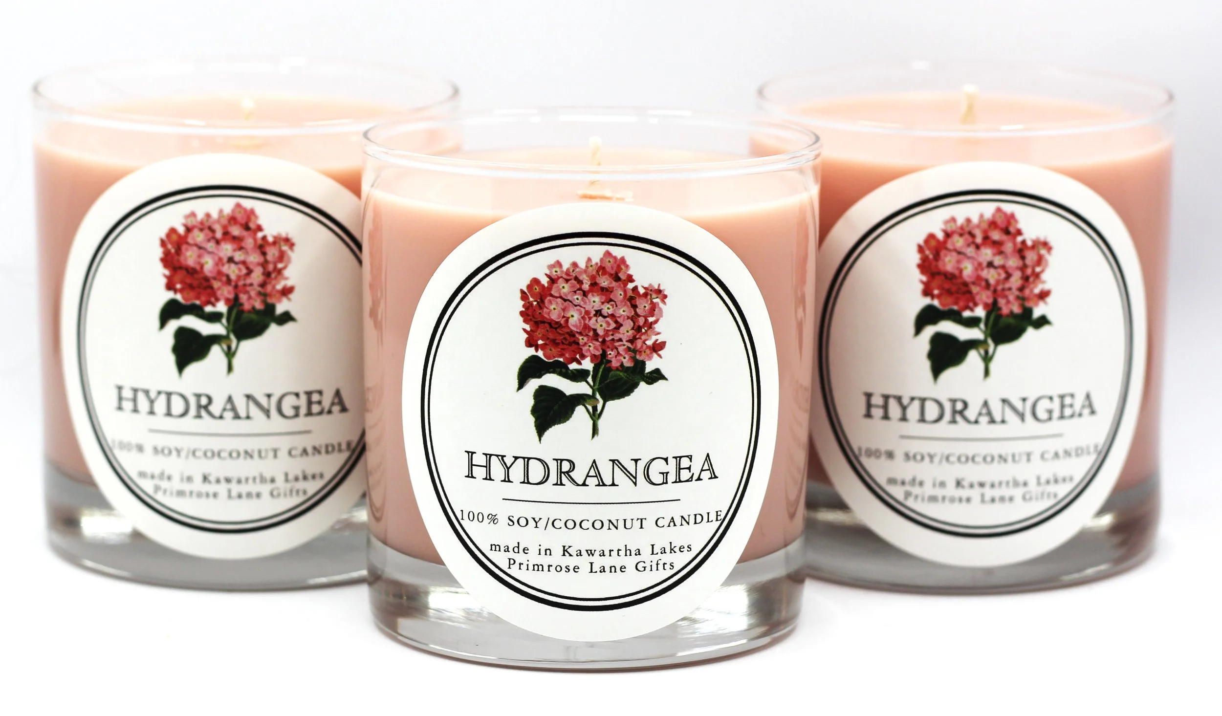 Hydrangea Jar Candle