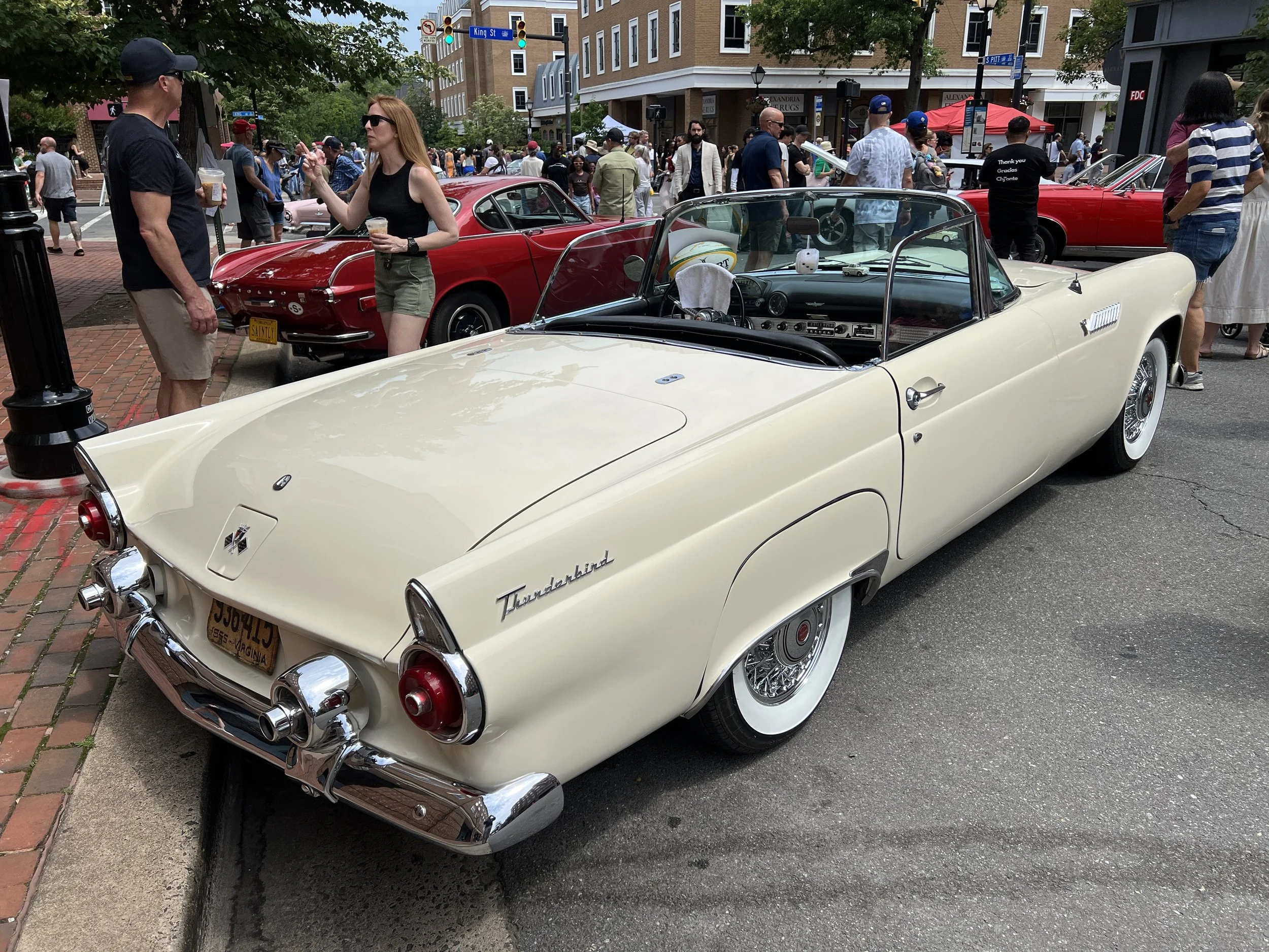 A 1955 Thunderbird at the 2026 Old Town Festival of Speed & Style; photo by Stephen Brookes)