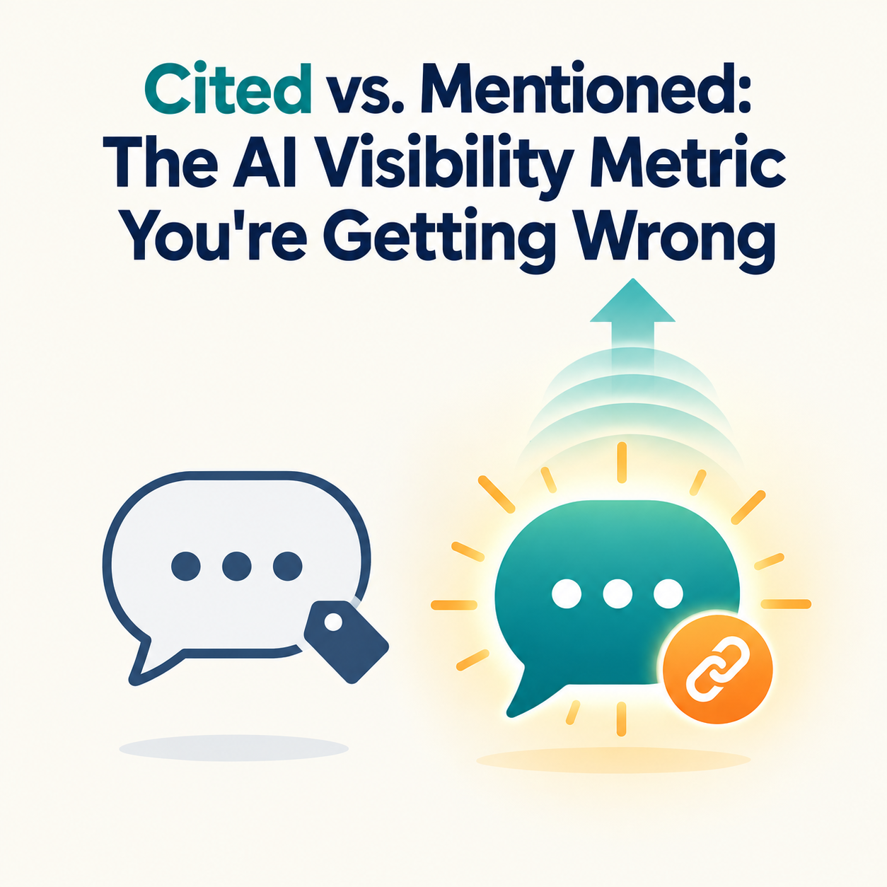 Mentioned vs. Cited: The AI Visibility Metric You're Getting Wrong