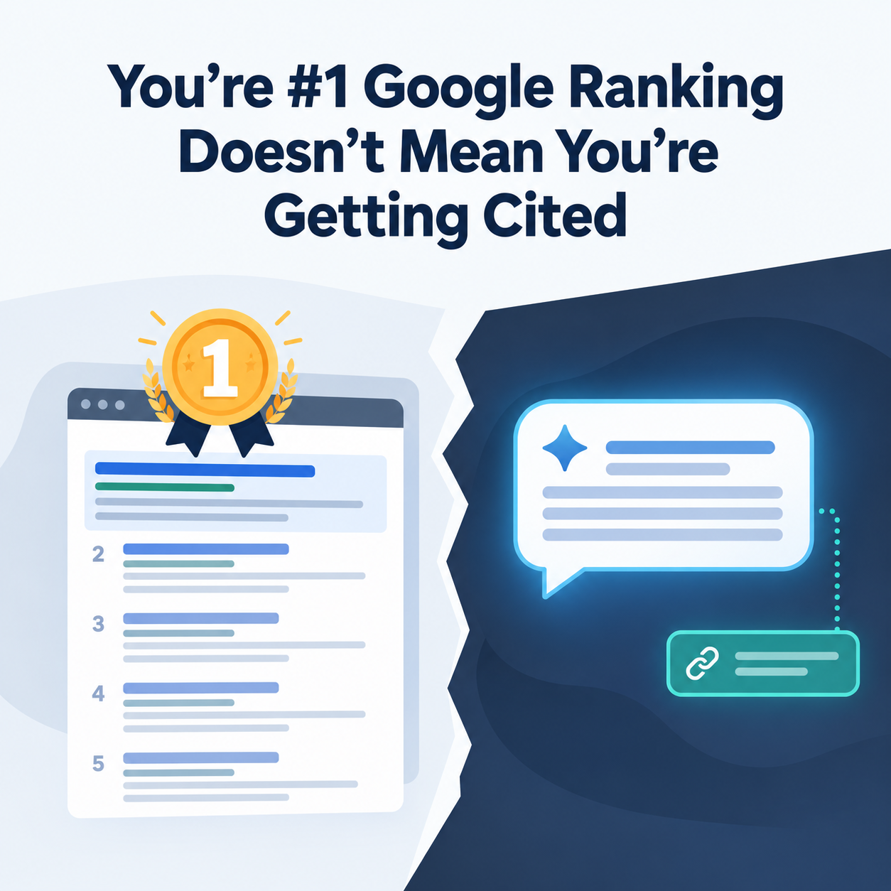 Your #1 Google Ranking Doesn't Mean AI Is Citing You
