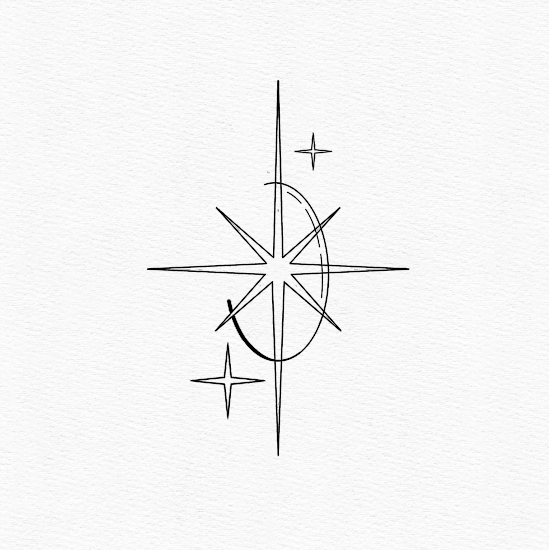 "STAR"
(Minimum size 3" x 2")
Repeatable.