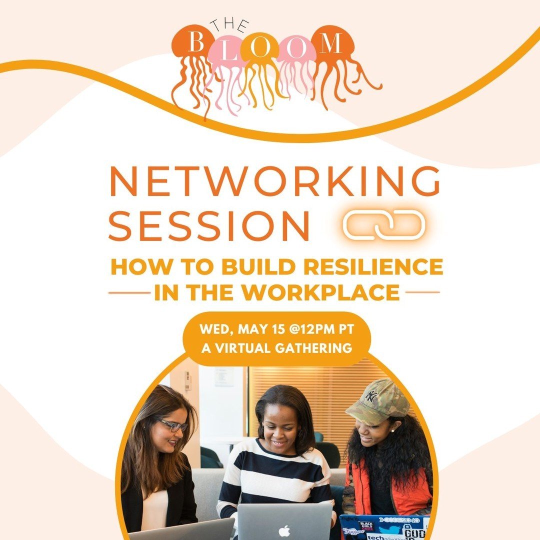 Join us for our May gathering of the Bloom where we&rsquo;ll forge new connections &amp; friendships and cover an important topic&mdash;building resilience in the workplace. 💪🏻💪🏽💪🏿⁠
⁠
In what ways can we create a better work/life balance? How c