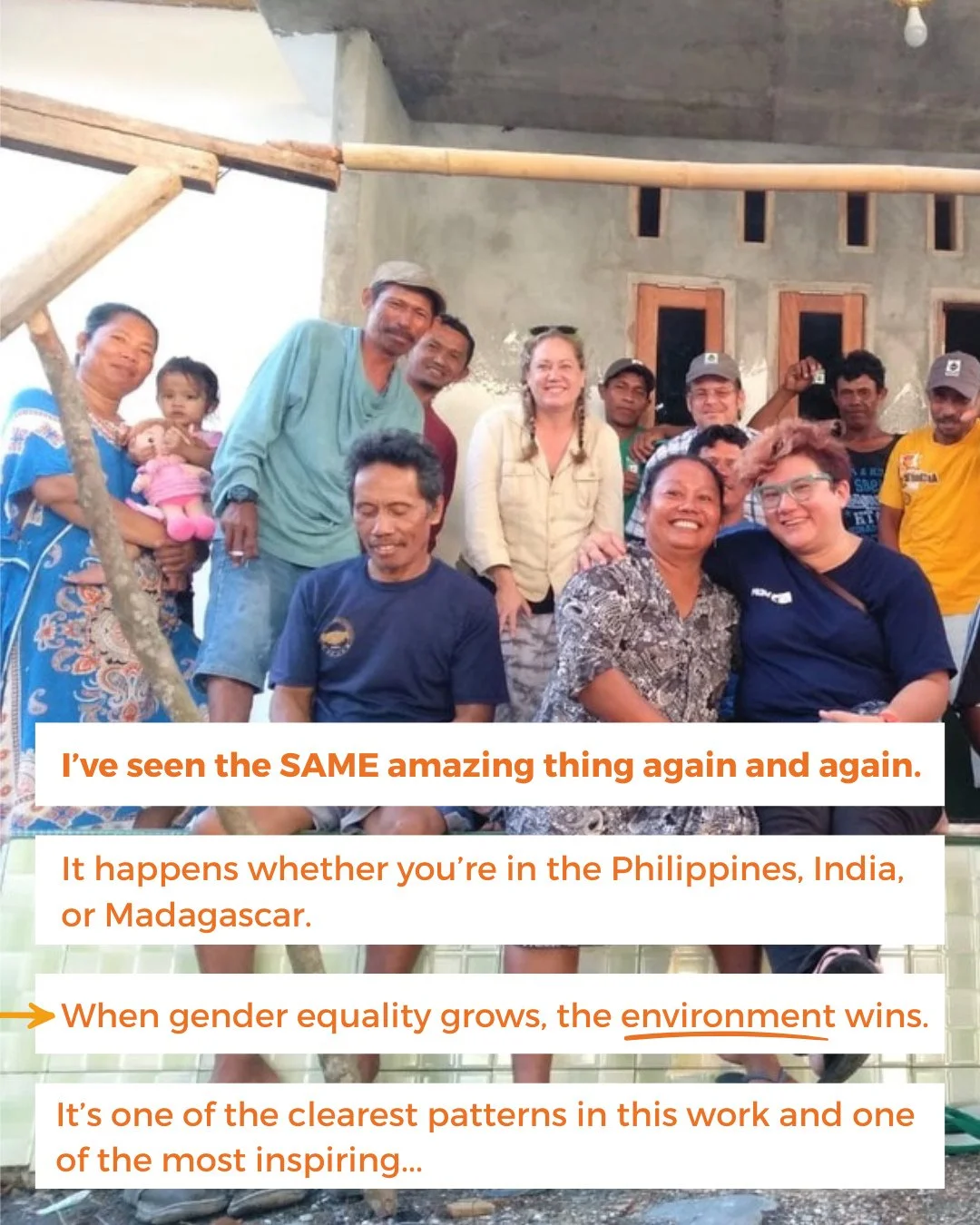 I&rsquo;ve seen it firsthand. When gender equality grows, environmental health grows too. 🌍⁠
⁠
YOUR support helps make that possible&mdash;give this week &amp; your gift will be matched up to $1,000! ⁠
⁠
🎁 Donate at the link in our bio⤴️