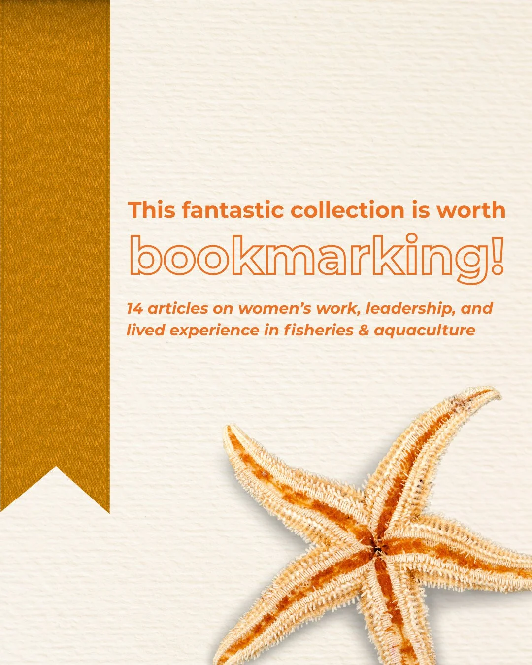 This amazing collection of articles on @frontiers_in 𝙖𝙗𝙤𝙪𝙩 𝙬𝙤𝙢𝙚𝙣 &amp; 𝙗𝙮 𝙬𝙤𝙢𝙚𝙣 spans lived experience, labor, leadership, safety, culture, and policy in seafood. ⁠
⁠
🔖 Explore one, skim a few, or bookmark the whole thing to come ba