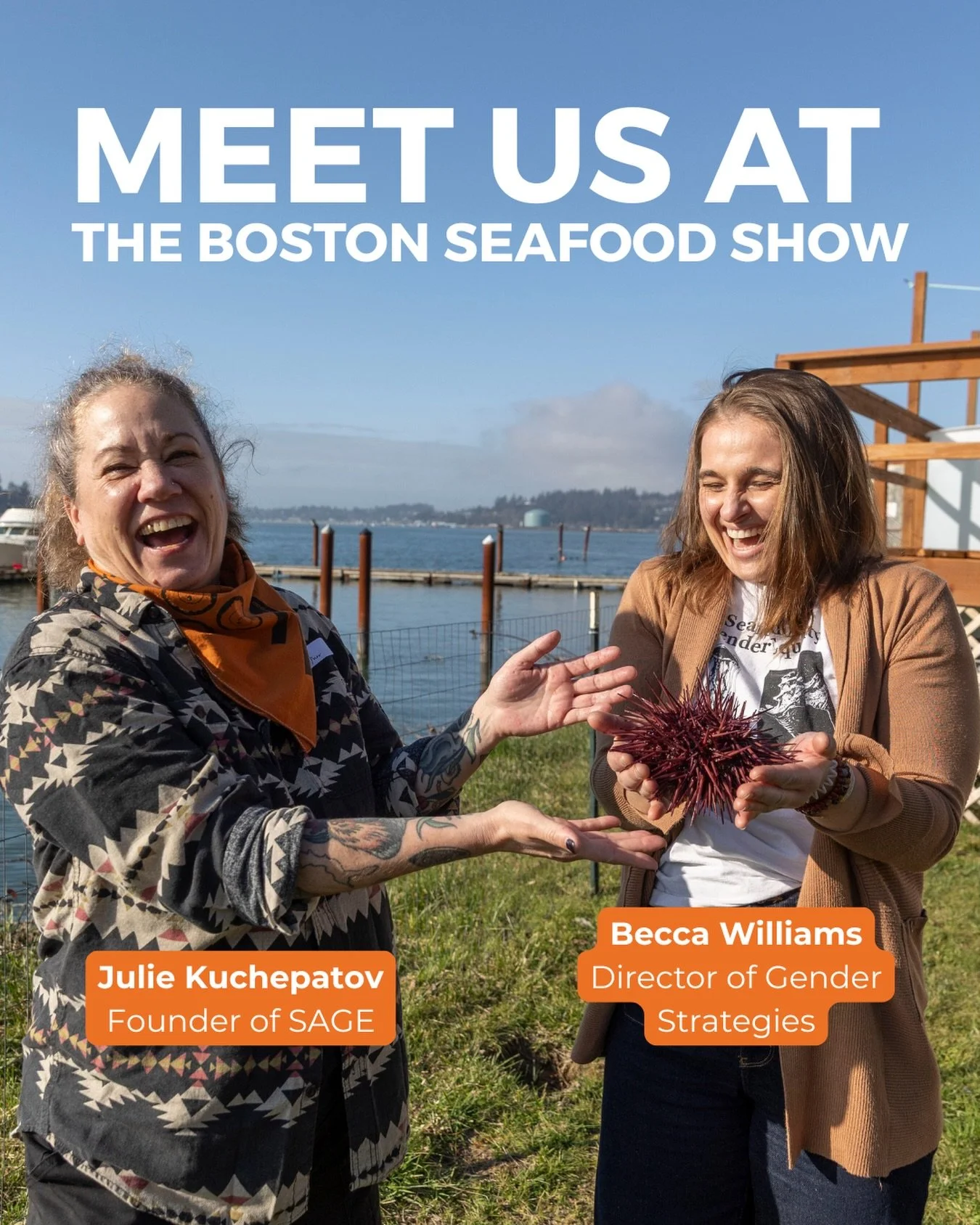 We&rsquo;ll be walking the show floor this year at #SENA26!

Come play Boston Bingo with us, grab a &ldquo;sushi rolls, not gender roles&rdquo; sticker, and learn how to participate in our programs to build an inclusive and thriving seafood sector fo