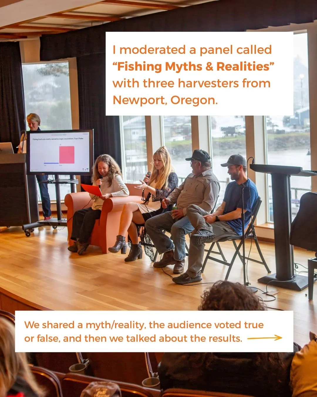 Fishing is central to Oregon&rsquo;s coasts, but much of what the public &ldquo;knows&rdquo; about fishing is built on myths, TV narratives, and outdated assumptions. 

So moderating the Fishing Myths &amp; Realities panel during @WinterWatersPNW was