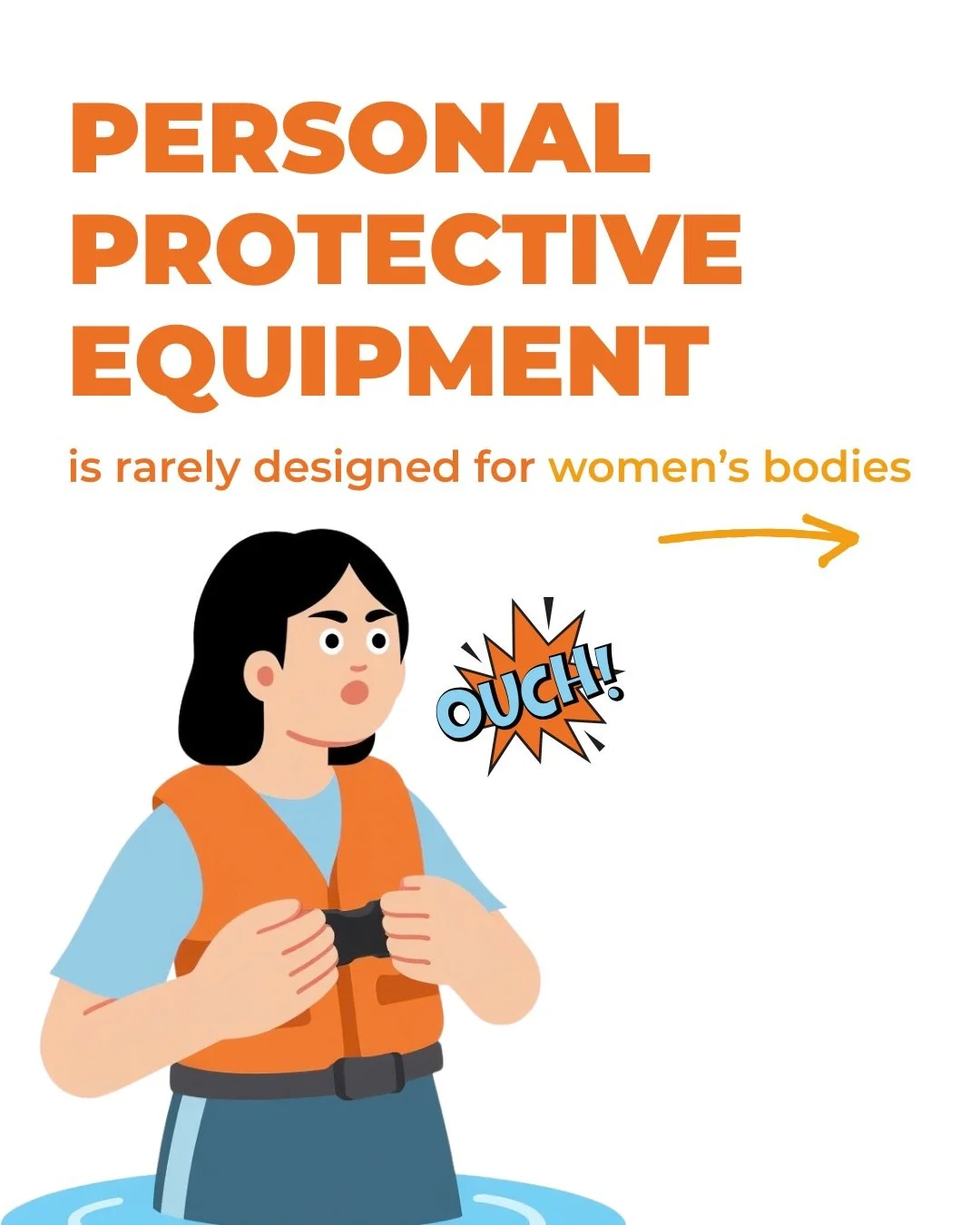 🦺 Personal protective equipment is supposed to keep people safe, but what happens when it doesn&rsquo;t fit? 

A recent survey from @WomenInBoatbuilding makes it clear: most PPE still isn&rsquo;t designed with women&rsquo;s bodies in mind, and it&rs