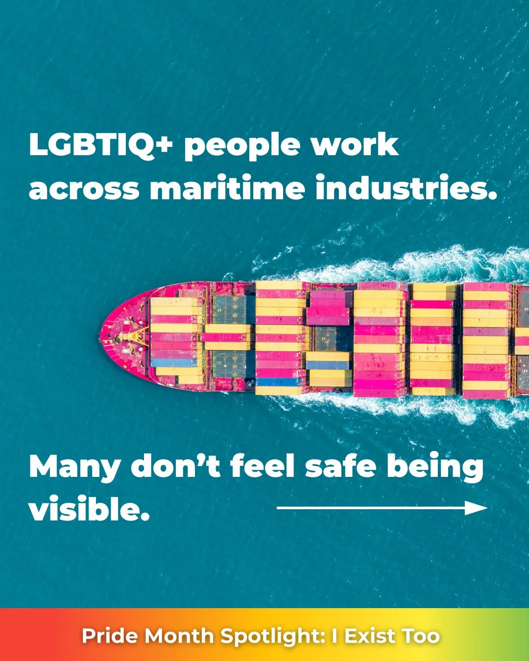 This #PrideMonth, we&rsquo;re spotlighting @IExistToo_Official, a human rights organization working to strengthen visibility, inclusion, and access for LGBTIQ+ professionals across the maritime industry! ⁠
⁠
Their work pushes for something deeply imp