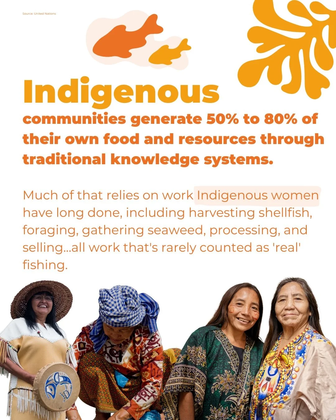 Indigenous midwifery knowledge, which is the theme of this year&rsquo;s International Day of the World's Indigenous Peoples, has been held by women. A lot of fisheries knowledge, including the work of processing, preserving, and selling seafood, has 