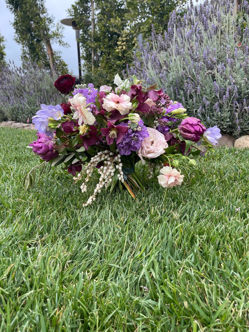 Bridal Bouquet with locally grown flowers