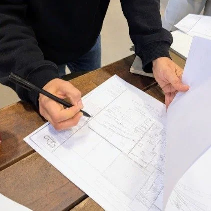 Ever wonder what the early stage of a renovation is like? 

With these folks, it's a lot of fun! Our Friday coffee date at IXL&rsquo;s stunning showroom gave us the perfect spot to spread out, get inspired, and dive into design selections.

At Metrik