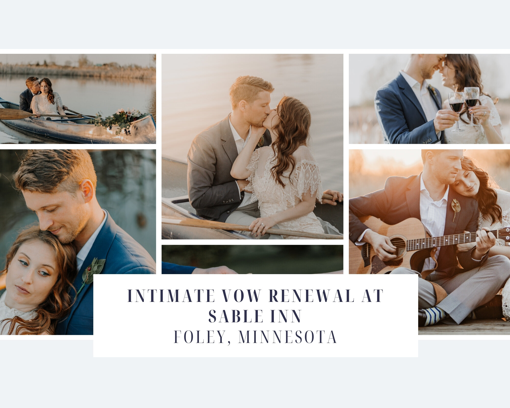 Intimate Vow Renewal at Sable Inn Foley, MN