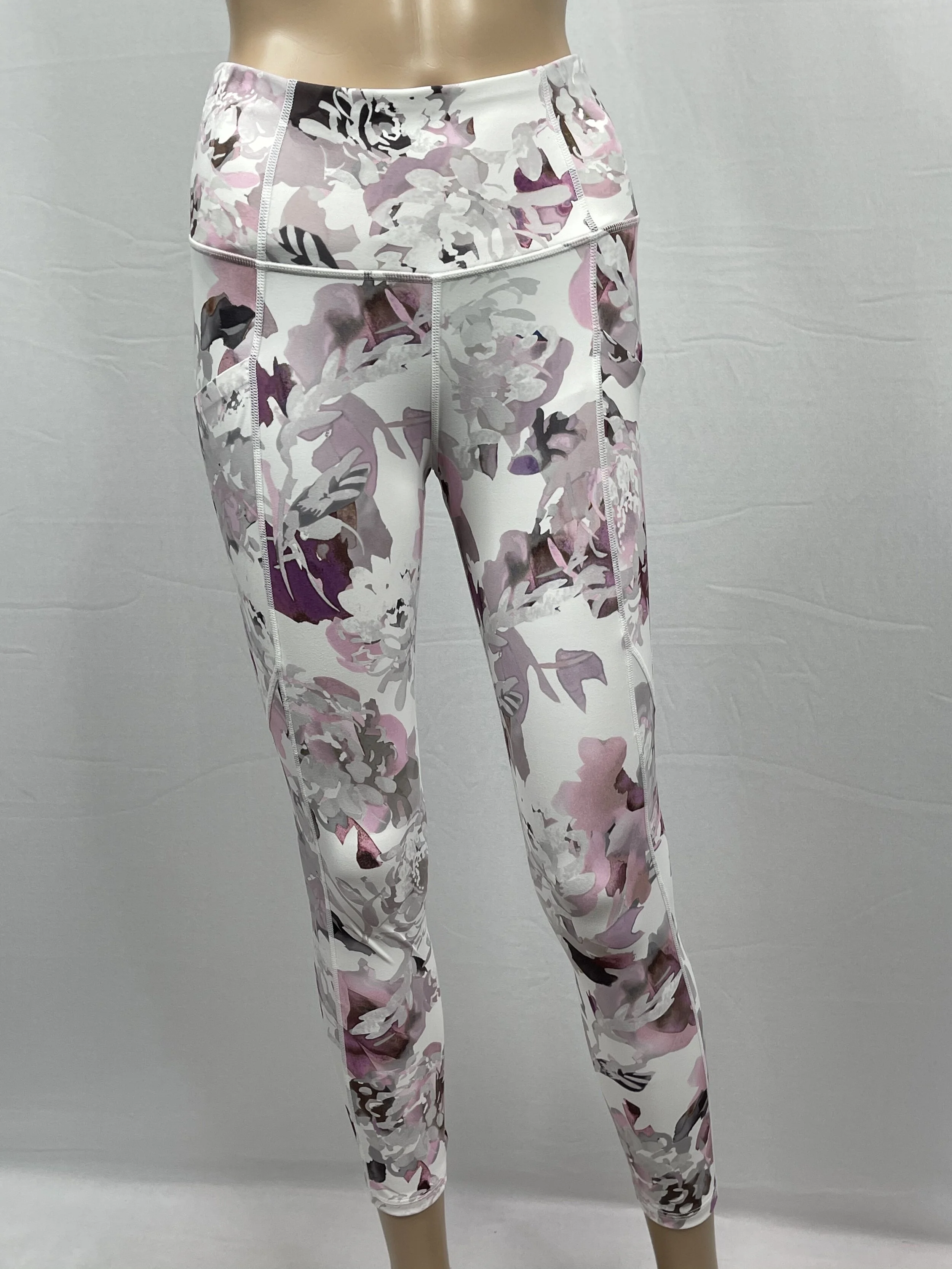 Pink Floral Leggings By Athleta — Lodi 