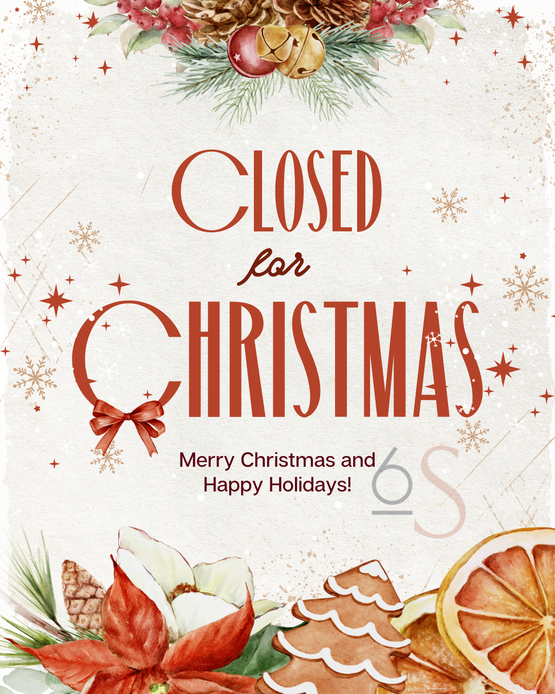 Christmas Day - CLOSED