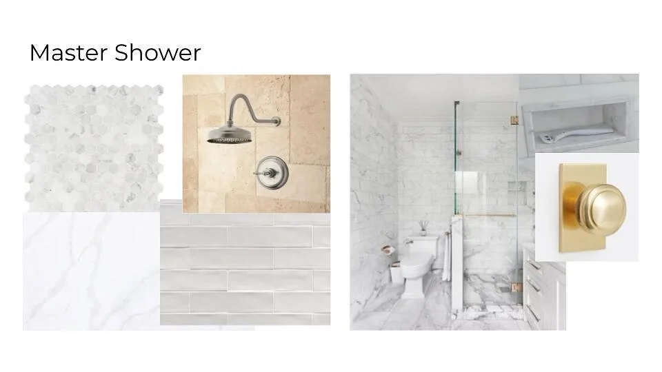 I love seeing the finishes and different elements of our shower together. We&rsquo;re getting so close! #shower #bathroom #remodel