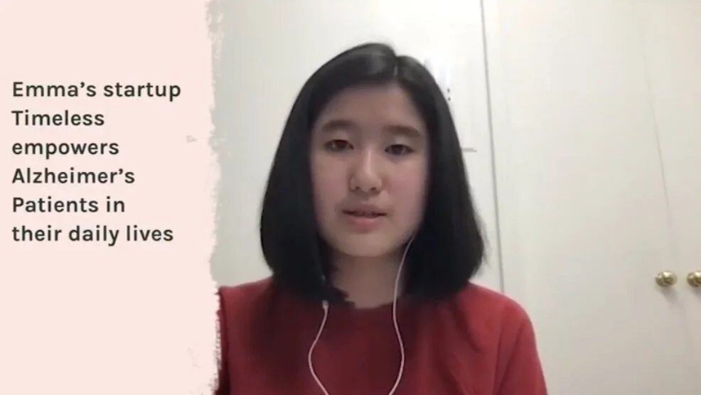 Emma Yang, 15-Year-Old Founder of AI Startup for Alzheimer’s Patients, Timeless