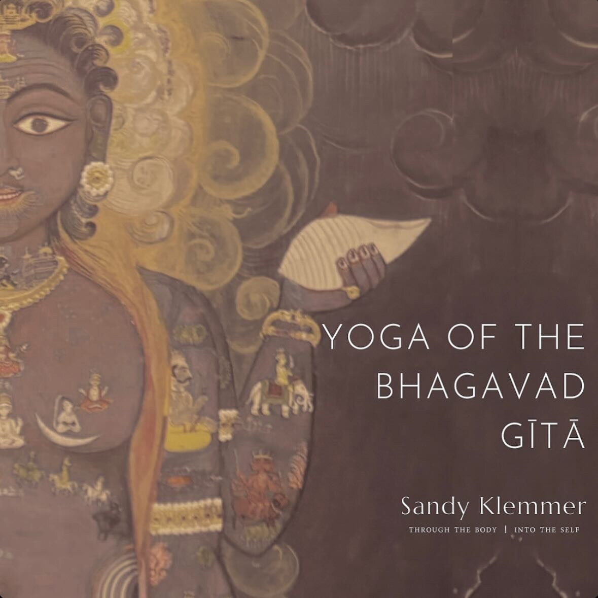 Starting April 23rd, join me for a 4-week online course about the Bhagavad Gītā! Deepen your understanding of yourself, stoke a spiritual connection, and transform the way you relate to the world. 

The Gītā encourages us to live with a sense of 