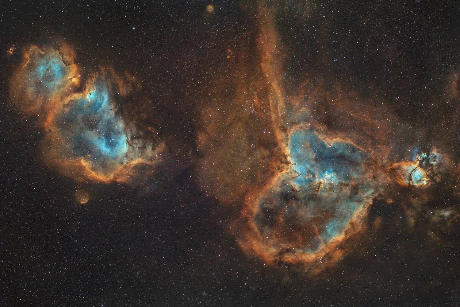 Heart and Soul Nebulae