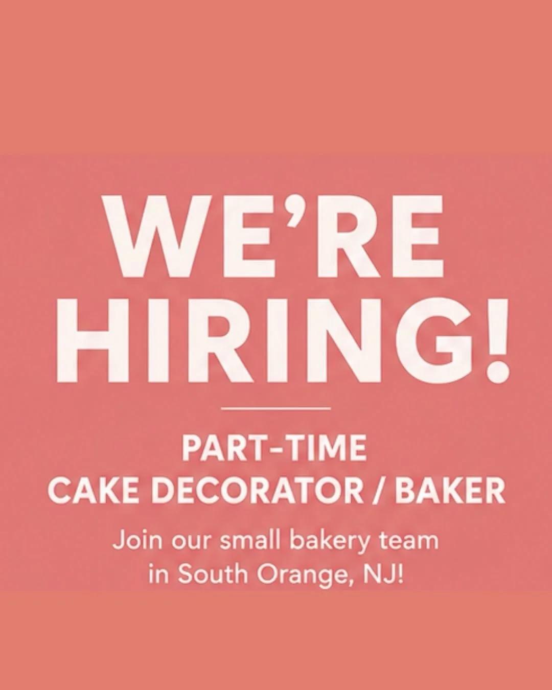 Read on for more info!
Email hello@bakesbyizzy.com to apply 😊

#southorange #southorangenj #somanj #maplewood #southorangeeats