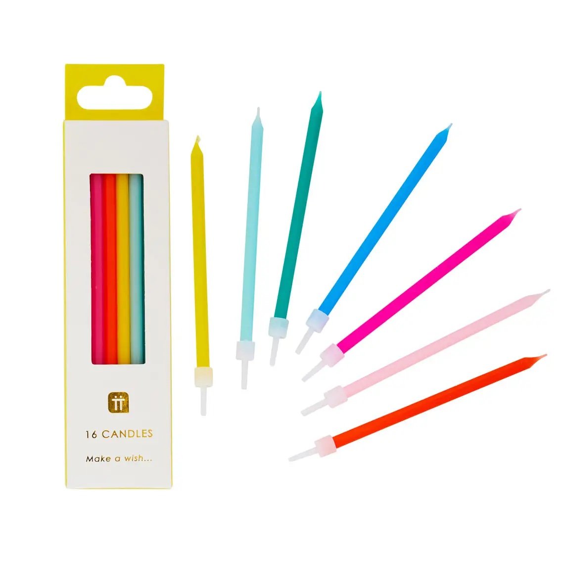 Tall Rainbow candles