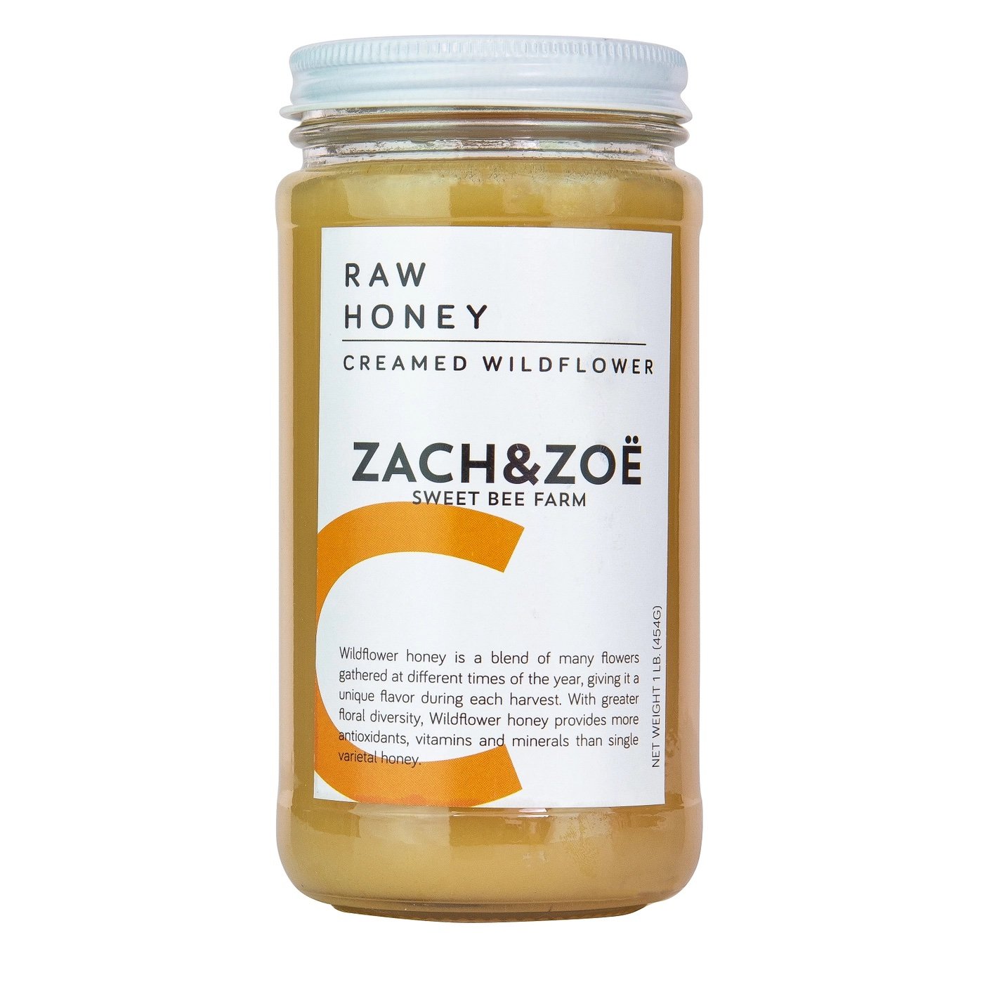 Zach and Zoe Creamed Wildflower Honey